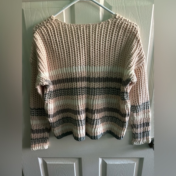 Striped Neutral Sweater - Picture 6 of 6
